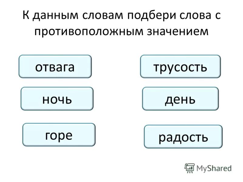 Горе противоположное значение. Горе противоположное значение
