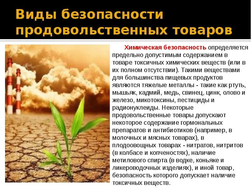Проблемы обеспечения продовольствия