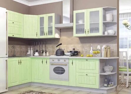Кухня ницца оливковая