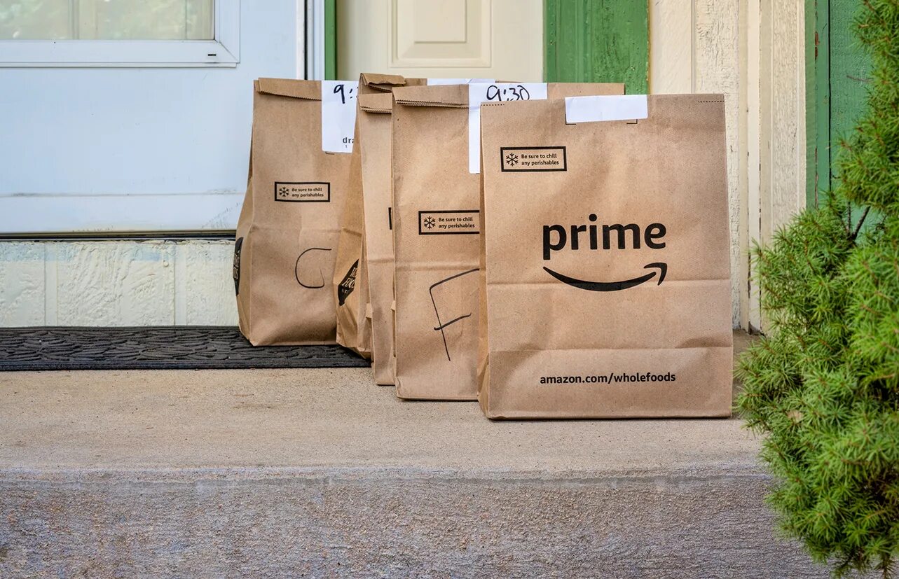Amazon prime купить. Amazone Prime. Пакет Amazon. Amazon доставка. Сумка whole foods.