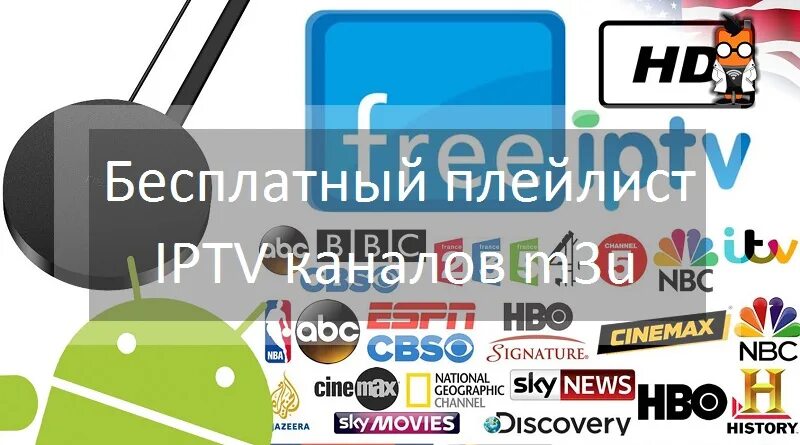 Бесплатные самообновляемые плейлисты iptv каналов m3u