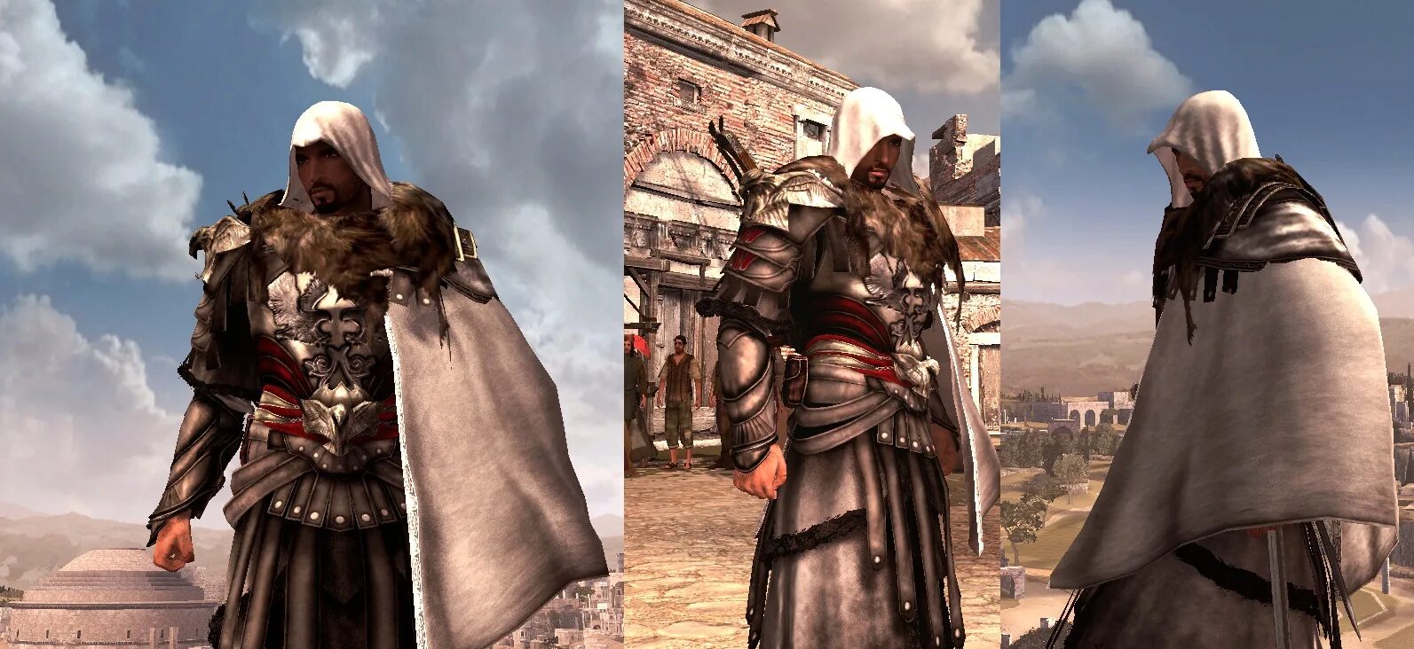 Brotherhood mod. Assassin's Creed Brotherhood доспехи Альтаира. Ассасин бразерхуд мод. Ассасин Крид братство крови костюмы. Броня ассасин Крид братство крови.