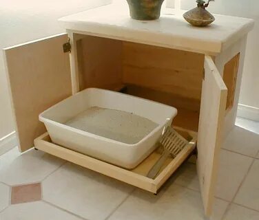Кошачий туалет своими руками