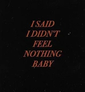 But i feel