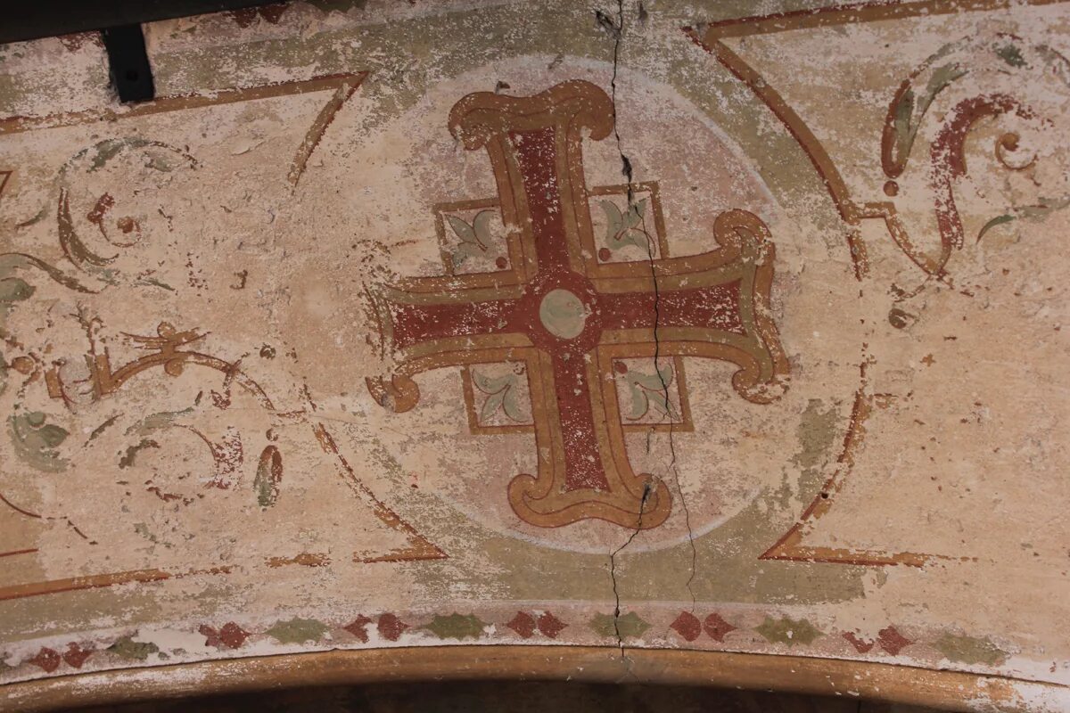 Крест фреска. Византийский крест орнамент. Византийский крест в круге. Процветший крест икона. Храм христа спасителя фрески нестерова.