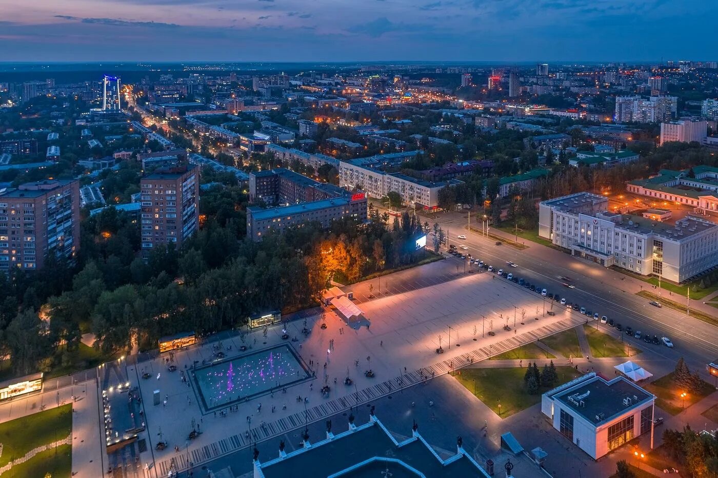 Площадь ижевска в кв км