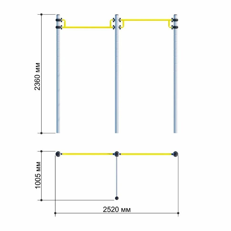 14. Турник-брусья-пресс 3в1 профессионал. Турник из стабилизатора. Домашний турник ft-b16111. Подтягивание на перекладине.