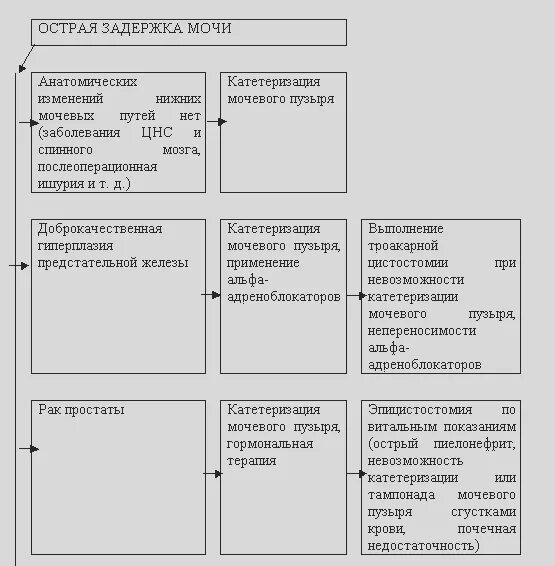 Задержка мочи женщин лечение. Острая задержка мочи этиология. Острая задержка мочи патогенез. Острая задержка мочи схема. Острая задержка мочи катетеризация мочевого пузыря.