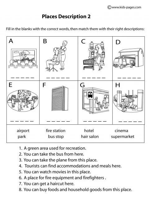 Город задания на английском. Места в городе Worksheets. Places in Town Worksheets for Kids. Места в городе английский язык задания. Public задания