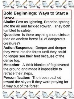 Bold beginnings