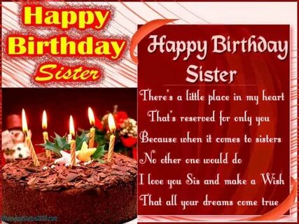 Rika Blog: Emotional Birthday Wishes For Sister In Hindi Shayari
