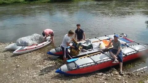 Сплав по белой на катамаранах