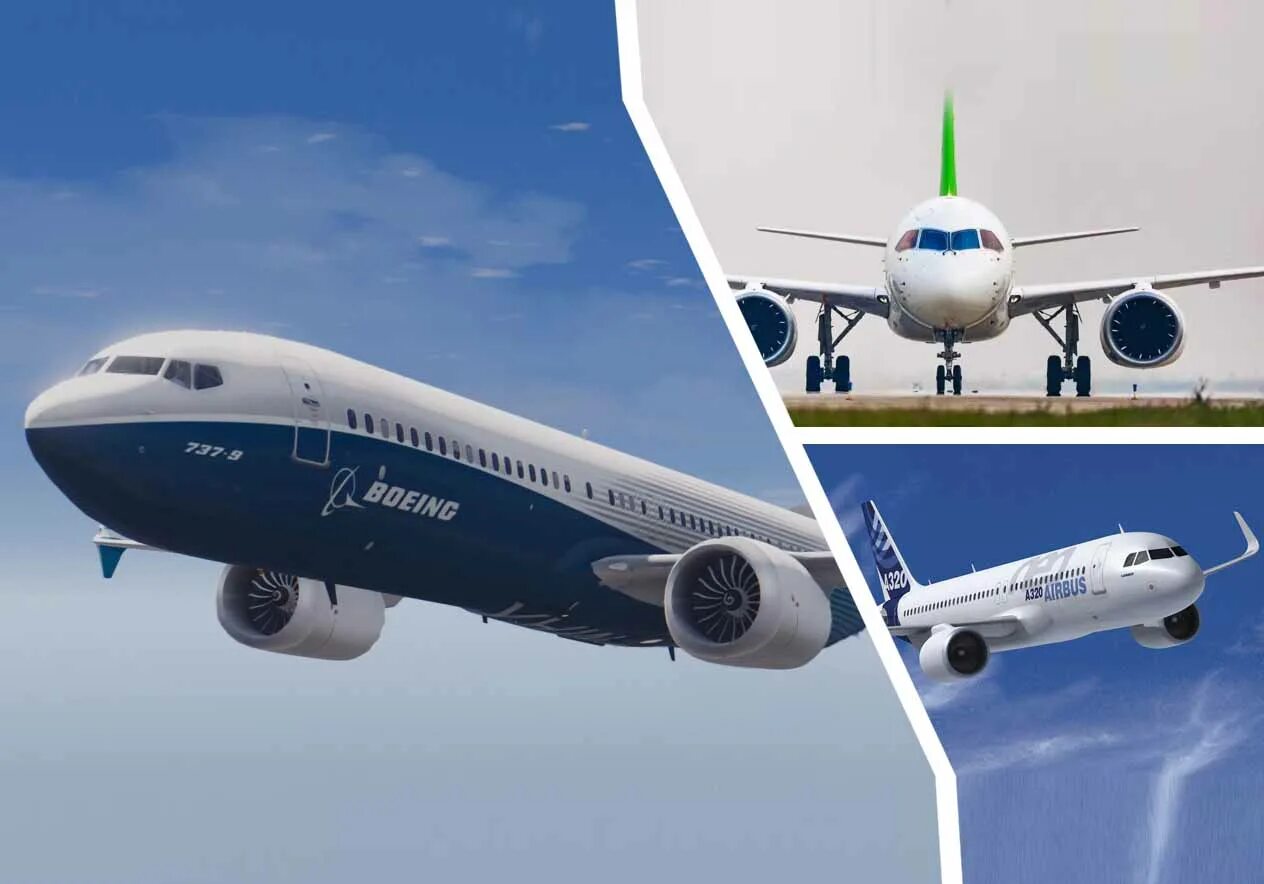 Airbus a380-900 и боинг 737. боинг 747 и аэробус а320. боинг и аэробус. Boeing airbus. самолёт мс-21 сравнение с боинг,аэрбас ,comac919.