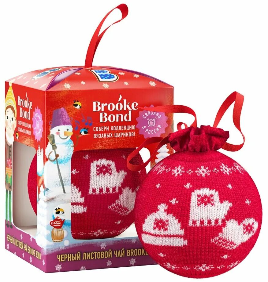 Чай майский новогодний шар черный листовой 20 гр. Чай шарик новогодний. Елочные шары чая. Чай «майский» новогодний шар 20г / ж/б. Брук бонд.
