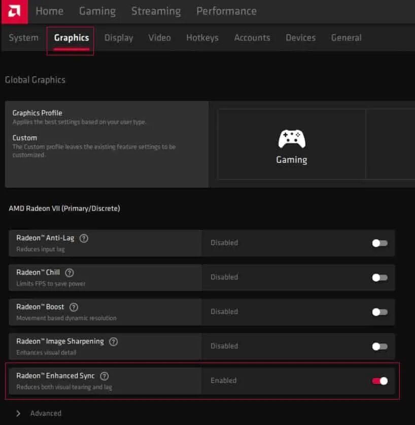 Как включить amd software. Radeon enhanced sync что это. стандарт синхронизации amd. amd enhanced sync как включить. как отключить расширенную синхронизацию драйверов amd.