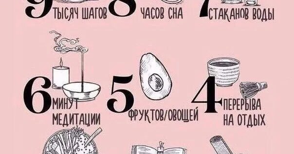 Заметки на каждый день. Заметки на каждый день рисунки. 9 Тысяч шагов 8 часов сна. Заметки на каждый день картинки.