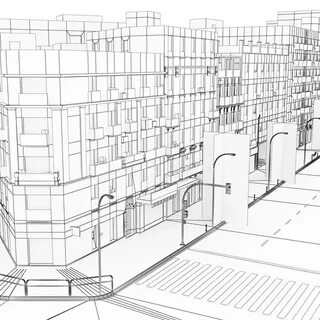 City block blueprint