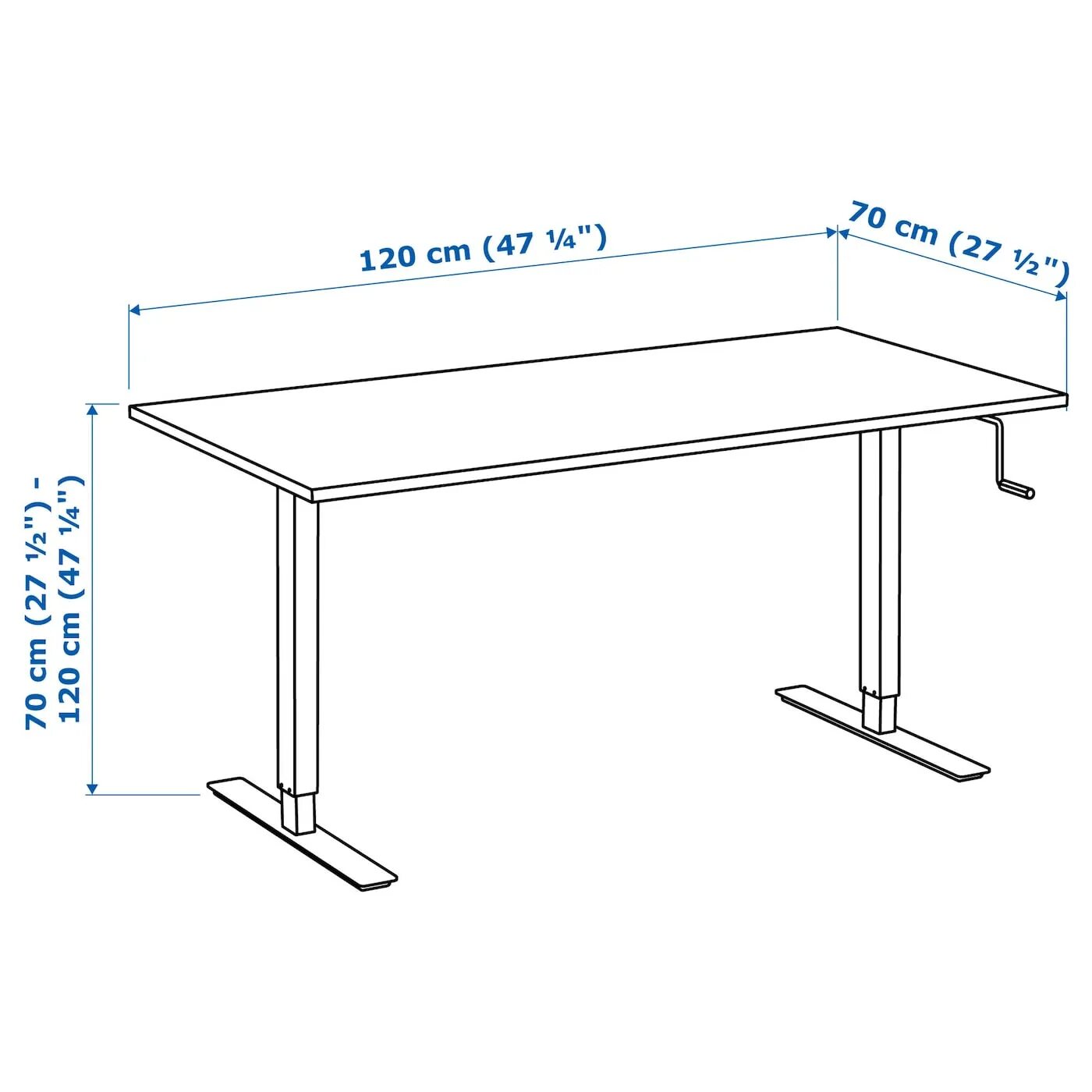 Стол высотой 70 см. Ikea skarsta 160x80. Ikea skarsta стол. Стол икеа регулируемый по высоте. Регулируемый стол икеа СКАРСТА.