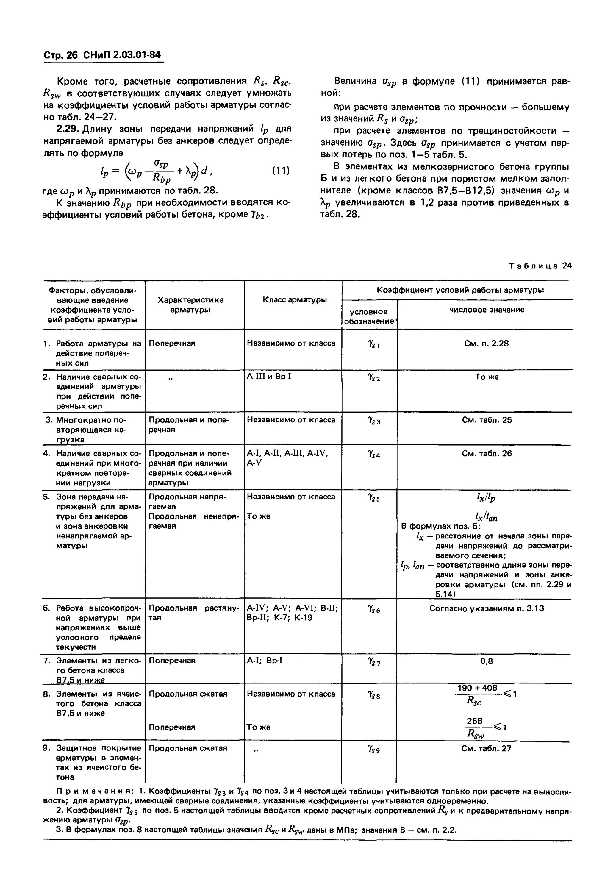 2.03 01 84 бетонные и железобетонные конструкции