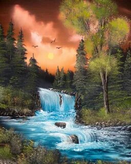 Картины по номерам водопады