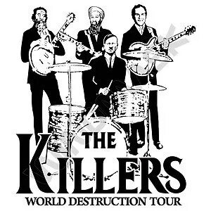 Футболка the Killers World Destruction Tour. World Destruction Tour. Killer World. The Killer World Destruction Tour бренб. Killers world