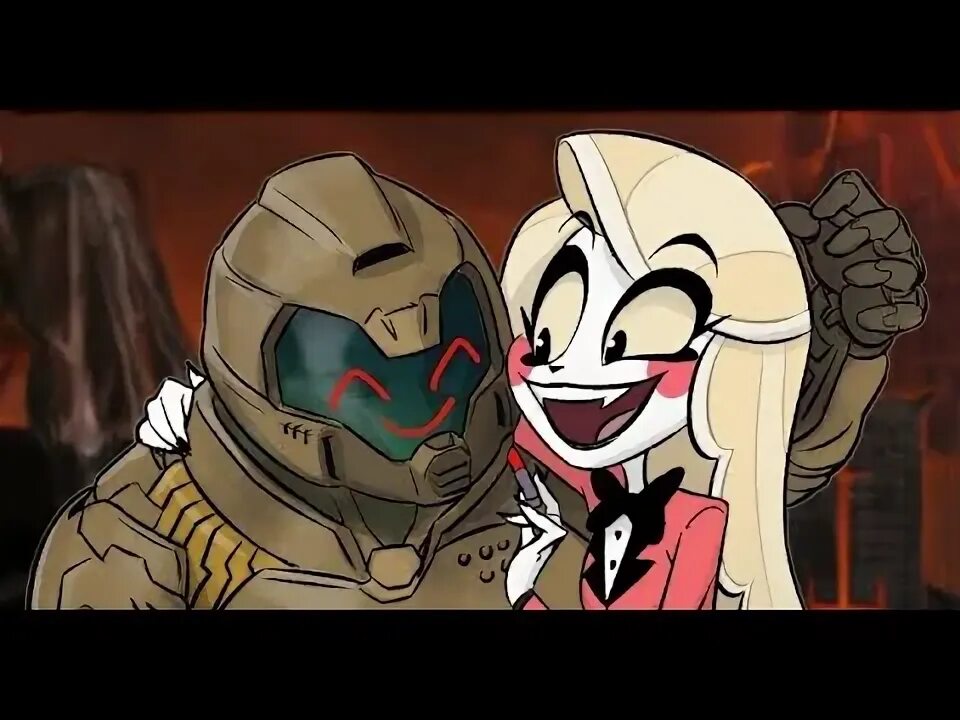 Hazbin doom. Doom slayer x hazbin hotel. hazbin &amp; doomguy.