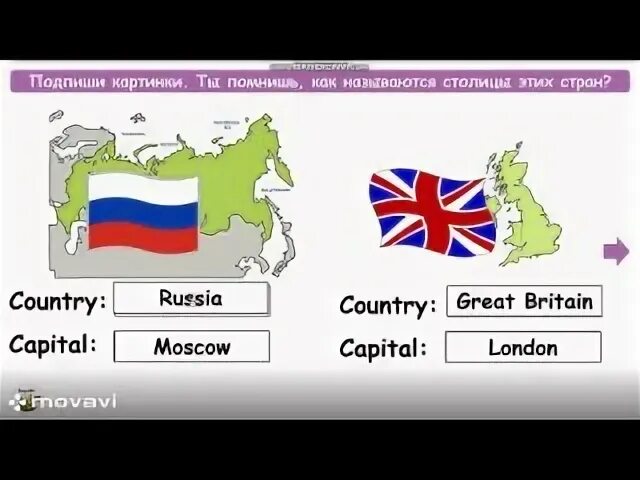 Родная страна и страны изучаемого языка английский