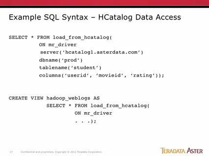 Select syntax