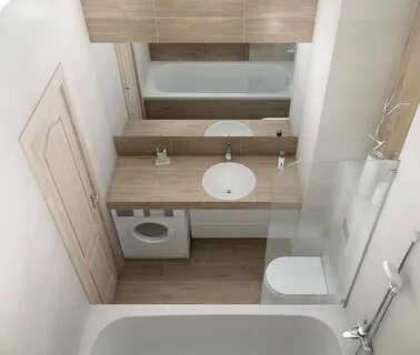 Планировка в совмещенной ванной комнате