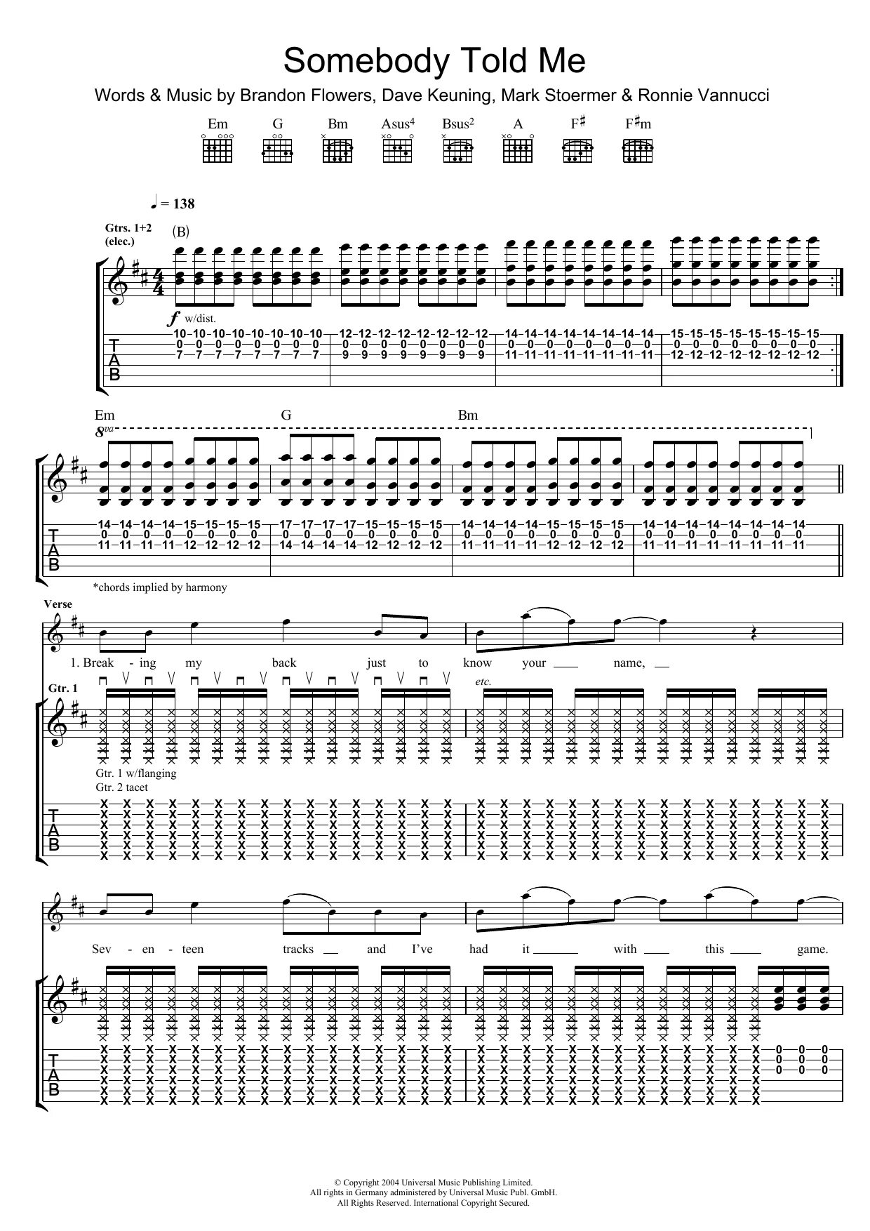 Барабанная партия Somebody told me. The Killers Somebody told me. Somebody once told me табы. The Killers Somebody told me Drum Sheet.