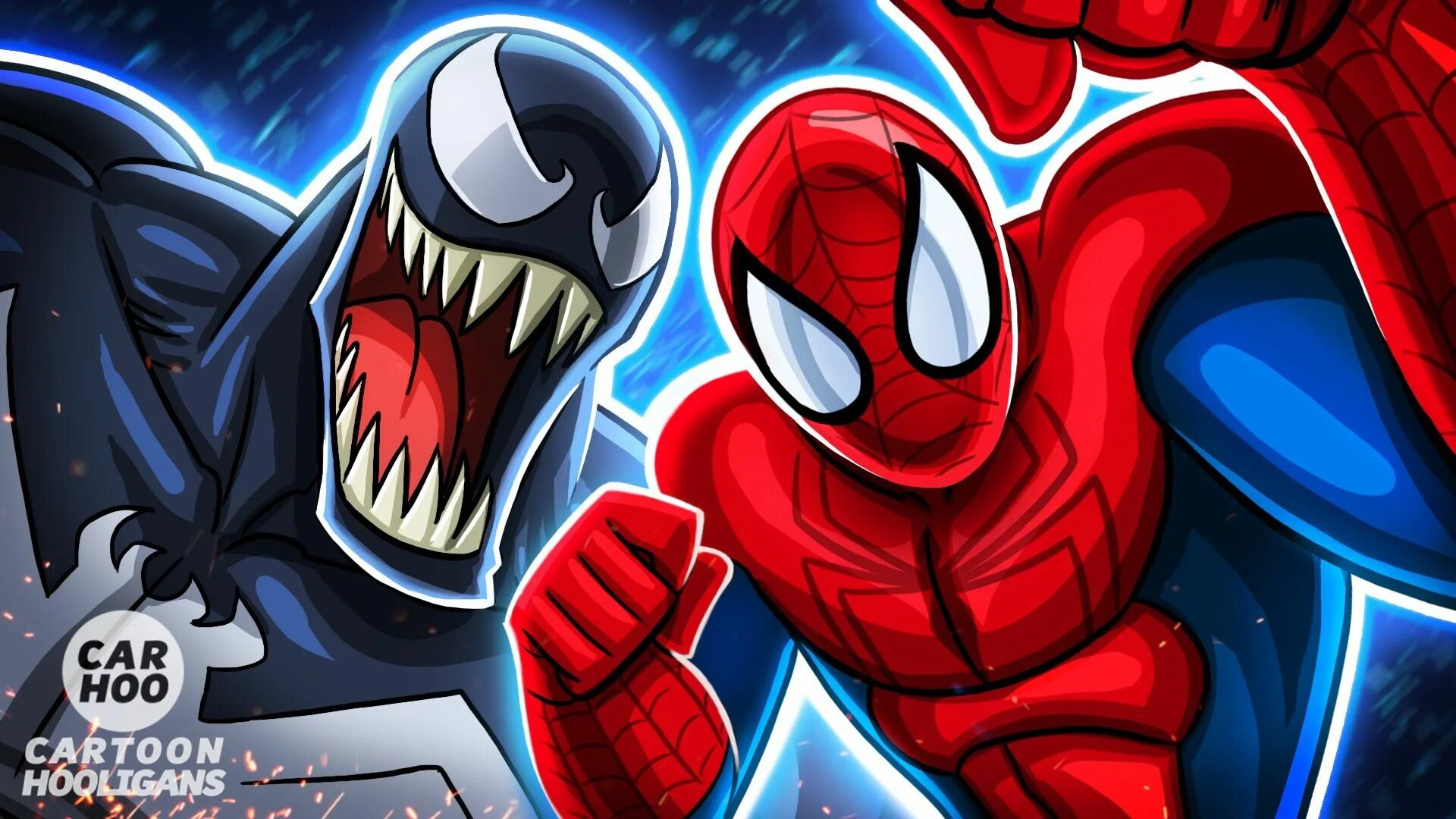 Супермен против человека паука пародия. Веном Майхем. Человек паук пародия. Venom vs Spiderman. Venom cartoon.