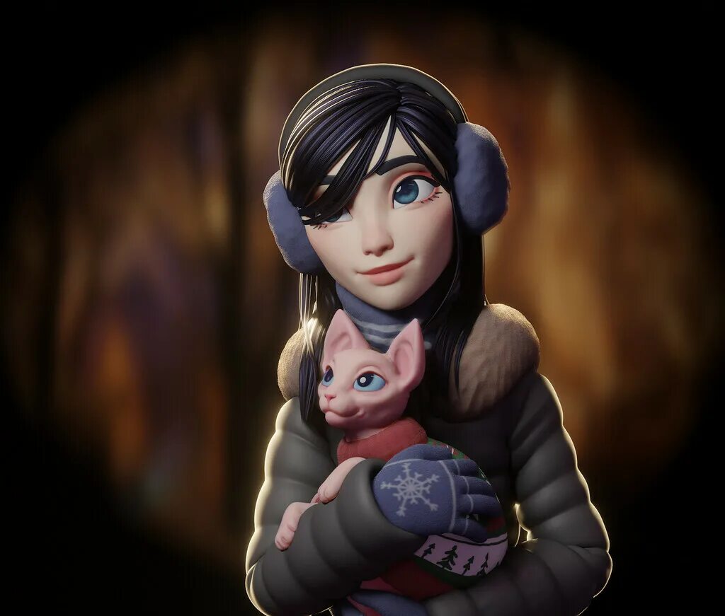 Канадский художник. 3д фигурки геншин. Artist is ulfsark3d. Яркая личность. Концепт арт.