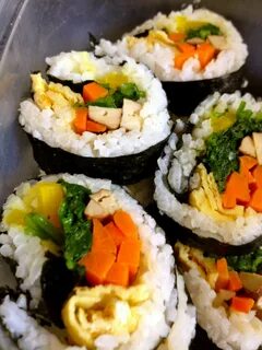 Кимбаб корейская кухня