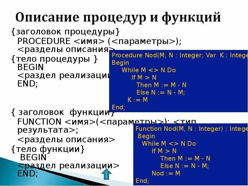 Функция begin