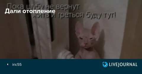 В климовске дали отопление