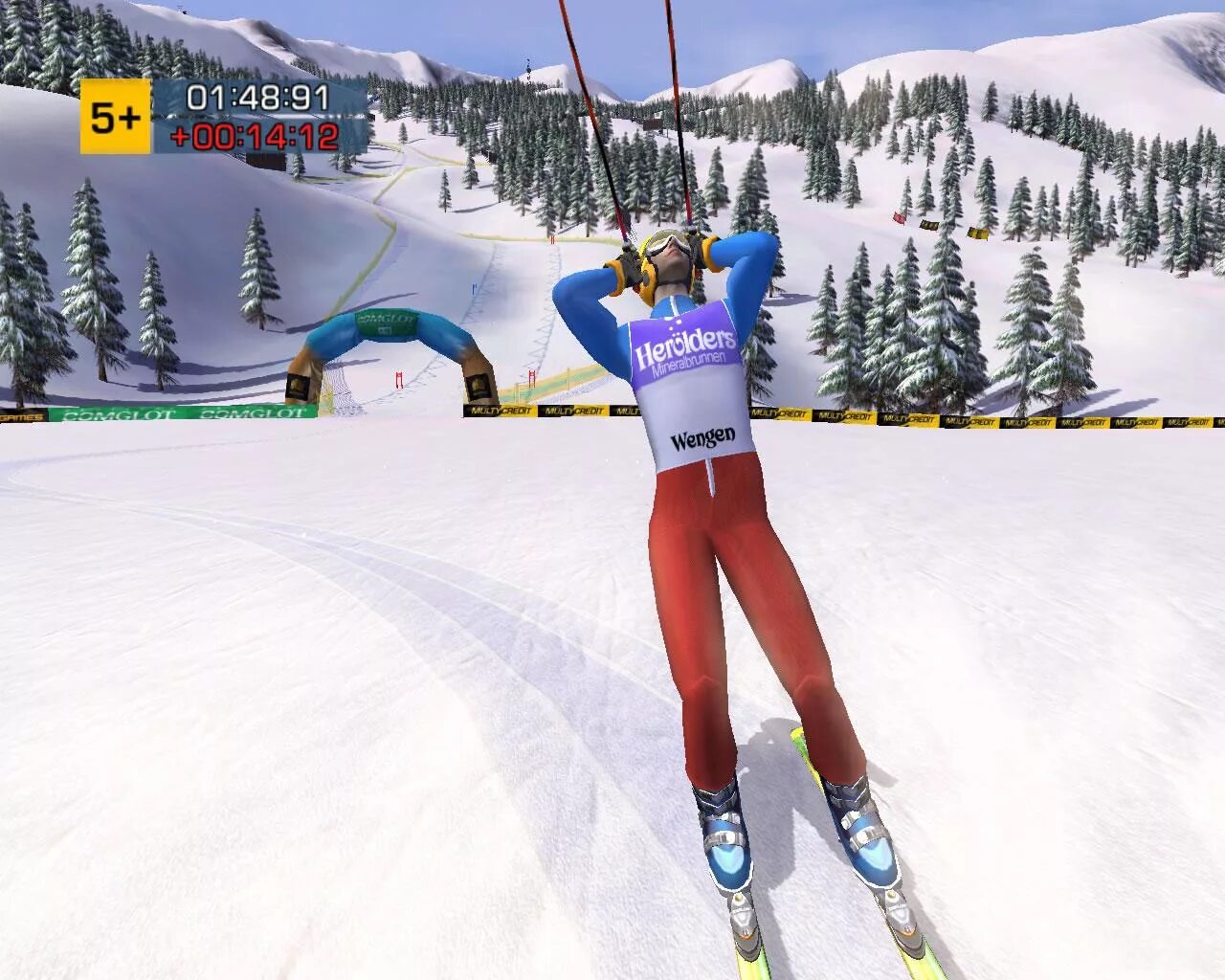 RTL Ski Alpine 2005. Ski Alpin. Игра лыжник. Гонки на горных лыжах.