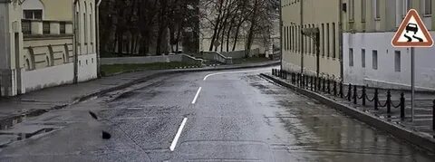 На каком расстоянии до скользкого