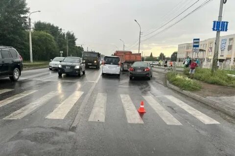 Сбитая в новосибирске
