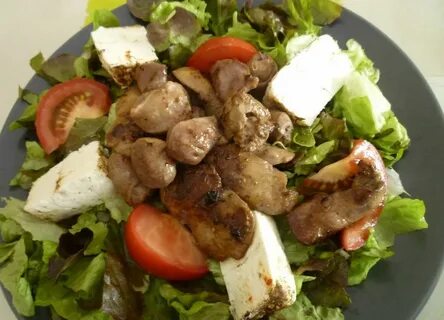 Вкусный рецепт салата с печенью