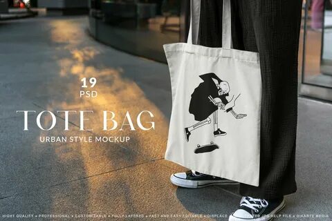 Tote Bag Urban MockUps - Design Cuts.