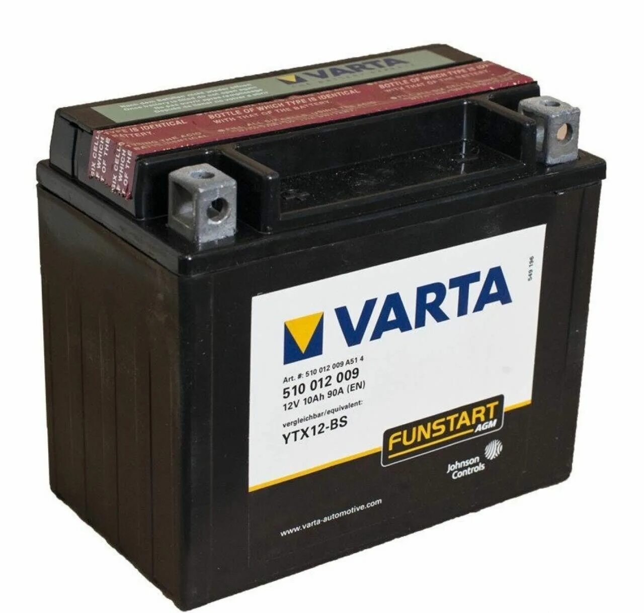 Аккумулятор варта мото 10 Ач. Аккумулятор Varta AGM ytx7l-BS. Аккумулятор батарея 10ач. Аккумулятор для мотоцикла AGM.