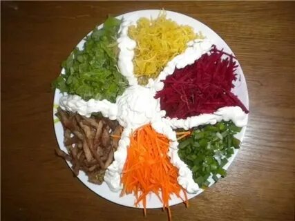 Салат семицветик