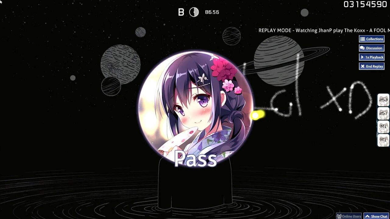 A Fool Moon Night osu. Fool Moon osu. A Full Moon осу. Осу карты. Днями ночами осу