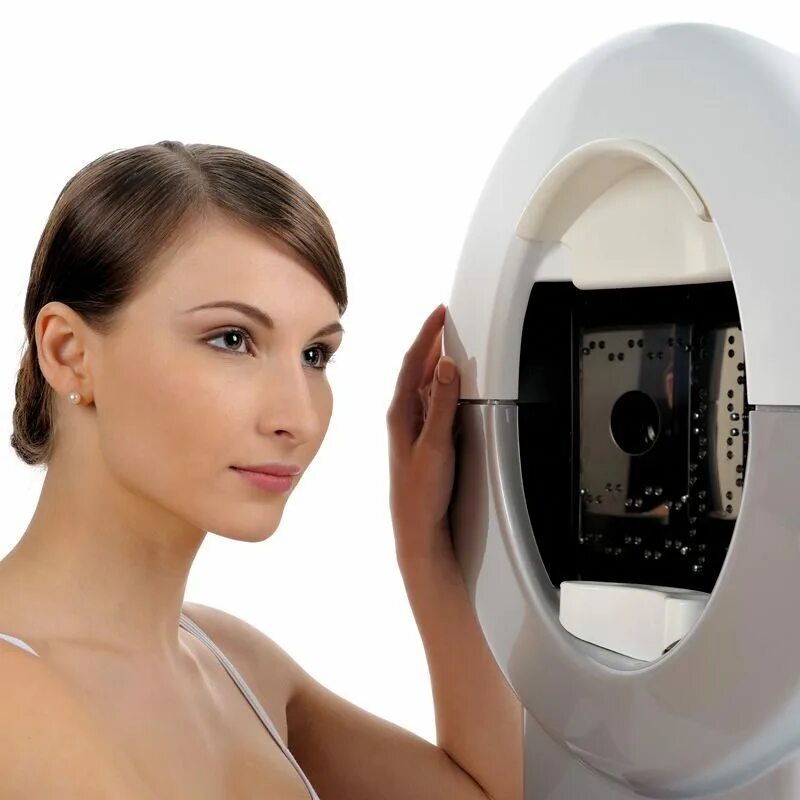 диагностика кожи. аппаратная диагностика кожи. бесплатная диагностика лица. бесплатная диагностика лица. аппарат для тестирования кожи.