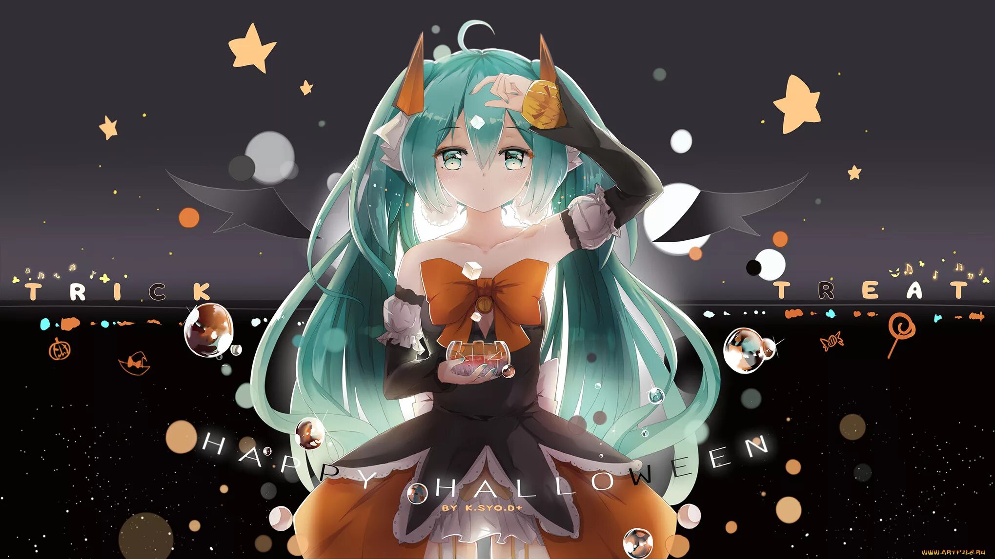 Hatsune miku rabbit hole animation osu. Hatsune miku вокалоид. осу хацуне мику. хэллоуинская мику.