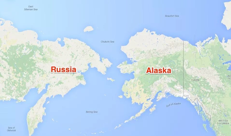 Покажи аляску. Аляска граничит с Россией на карте. Граница России и Аляски на карте. Аляска на карте России и США. Аляска граничит с Россией.