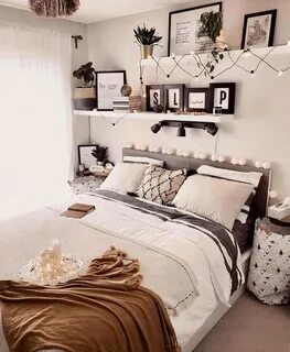 Comfy Bedroom Decor, Room Ideas Bedroom, Bedroom Interior, House Interior, ...