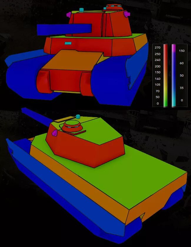 Куда пробить тайп. O-ni зоны пробития. Зоны пробития танка о-i. O I танк броня.