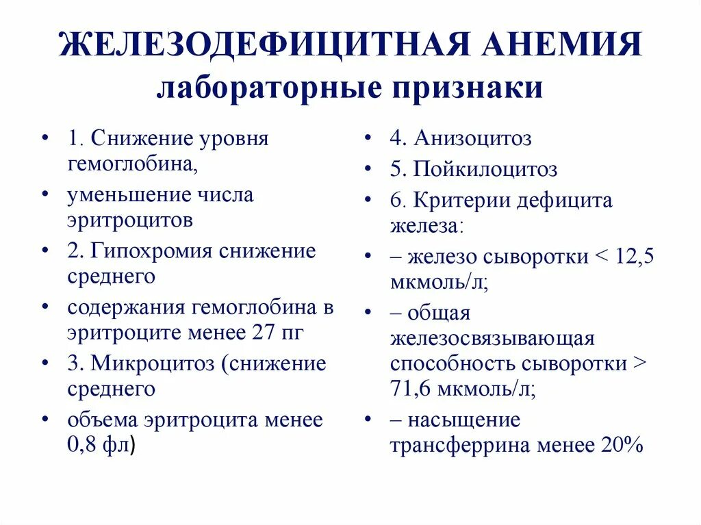 Железодефицитная анемия симптомы. Симптомы клинические проявления железодефицитной анемии. Для железодефицитной анемии характерны симптомы. Симптомы, наиболее характерные для железодефицитной анемии:.