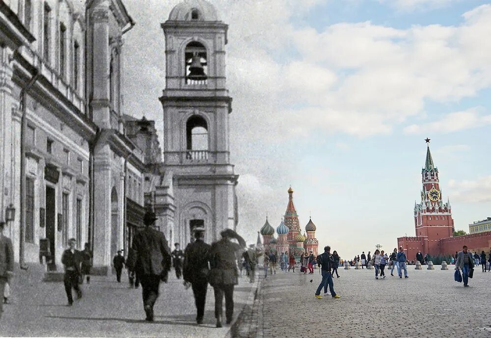 Таганская площадь 100 лет назад. Площадь ильинские ворота в москве. Гостиница россия варварка. Москва лубянская площадь 1850. Лубянская площадь 1917.